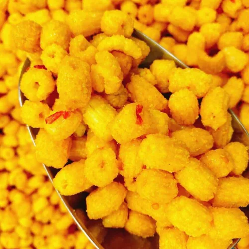 Nui Chiên Bơ Cay Vàng 500g Giòn Ngon Túi Zip
