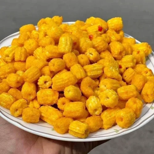 Nui Chiên Bơ Cay Vàng 500g Giòn Ngon Túi Zip