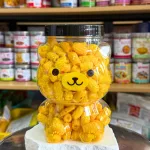 Nui Vàng Chiên Tỏi Ớt Đậm Vị 330g - Hũ Gấu Lớn