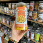 Nui Vàng Chiên Tỏi Ớt Thơm Ngon 300g - Hộp Pet