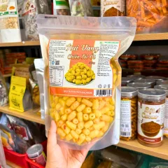 Nui Vàng Chiên Tỏi Ớt Thơm Ngon 500g - Túi Zip