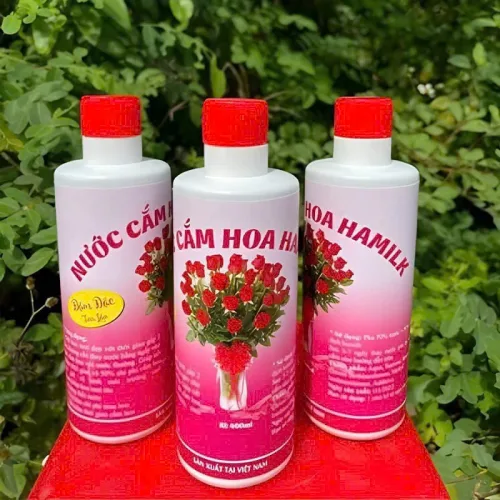 Nước Cắm Hoa Hamilk - Nước Giúp Hoa Tươi Lâu 14 Ngày 500ml
