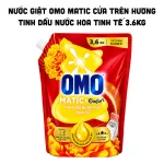 Nước Giặt OMO Matic Cửa Trên Hương Tinh Dầu Nước Hoa Tinh Tế 3.6kg