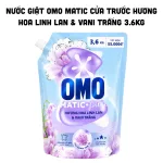 Nước Giặt OMO Matic Cửa Trước Hương Hoa Linh Lan & Vani Trắng 3.6kg