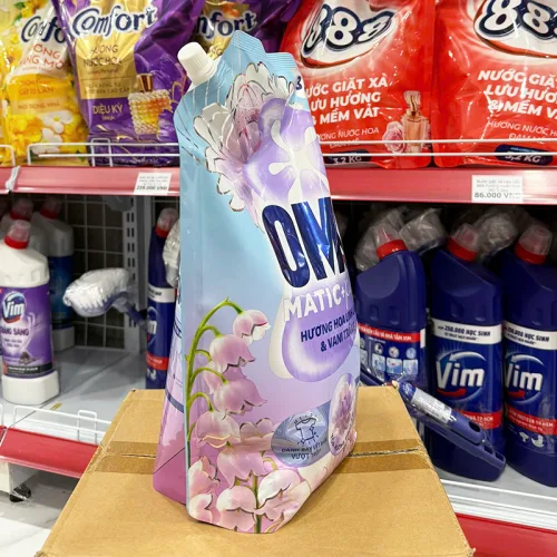 Nước Giặt OMO Matic Cửa Trước Hương Hoa Linh Lan & Vani Trắng 3.6kg