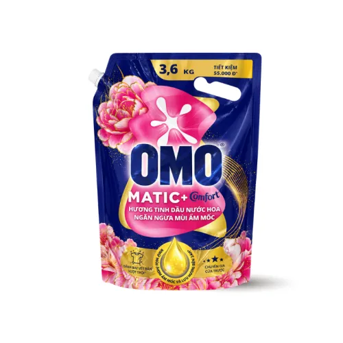 Nước Giặt OMO MATIC Túi Ngăn Ngừa Mùi Ẩm Mốc 3,6kg