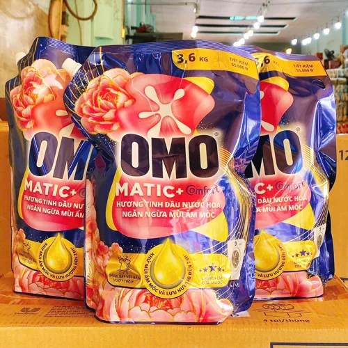 Nước Giặt OMO MATIC Túi Ngăn Ngừa Mùi Ẩm Mốc 3,6kg