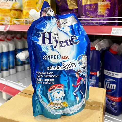 Nước Giặt Xả Hygiene Expert Wash Thái Lan 1400ml - Túi Xanh Biển