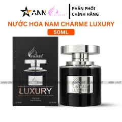 Nước Hoa Nam Charme Luxury 50ml - Mùi Hương Lịch Lãm Sang Trọng