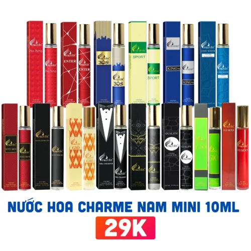 Nước Hoa Charme Mini 10ml Nhiều Mùi - Nước Hoa Nữ Charme - Nước Hoa Nam Charme
