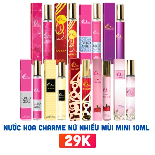 Nước Hoa Charme Mini 10ml Nhiều Mùi - Nước Hoa Nữ Charme - Nước Hoa Nam Charme