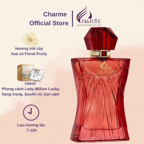 Nước Hoa Charme Queen Mùi Nữ Phiên Bản Mới 100ml