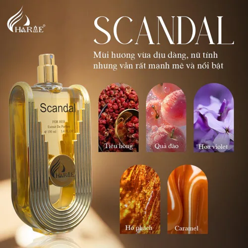 Nước Hoa Charme Scandal Mùi Nữ 100ml - Hương Sang Trọng Quyến Rũ