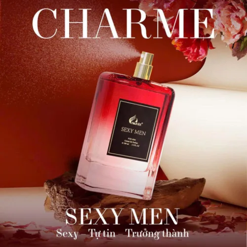 Nước Hoa Nam Charme Sexy Men 100ml Phiên Bản Mới - Hương Thơm Cuốn Hút Lịch Lãm