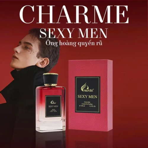 Nước Hoa Nam Charme Sexy Men 100ml Phiên Bản Mới - Hương Thơm Cuốn Hút Lịch Lãm