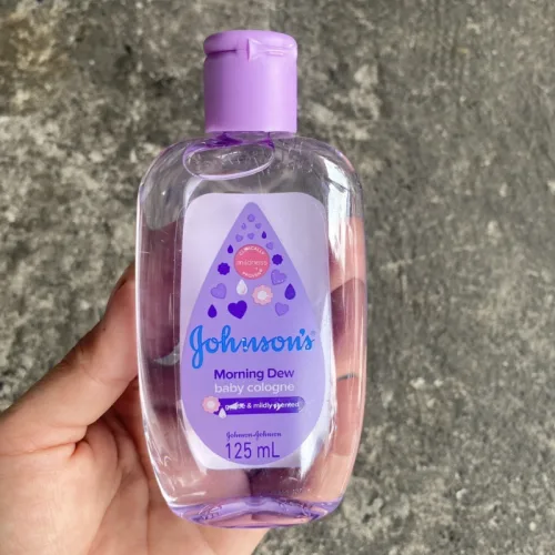Nước Hoa Em Bé Johnsons Morning Dew Baby Cologne Màu Tím 125ml Hương Thơm Nhẹ Nhàng Thoang Thoảng