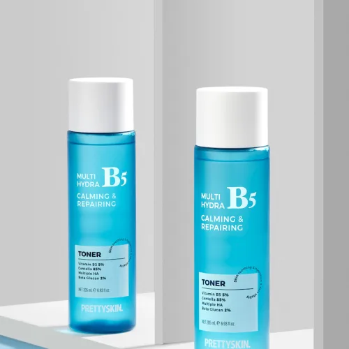 Nước Hoa Hồng Toner Prettyskin Multi Hydra B5 Phục Hồi Dưỡng Trắng Da 205ml