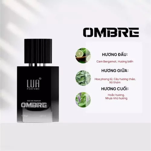 Nước Hoa Lua Nam Ombre 50ml - Hương Thơm Lịch Lãm Tươi Mát
