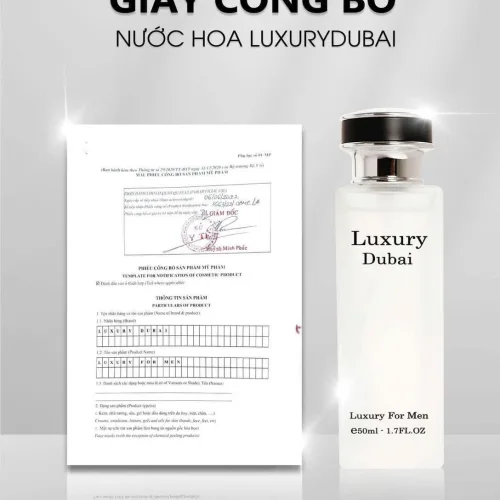 Nước Hoa Luxury Dubai Luxury For Men Màu Trắng Mùi Nam 50ml