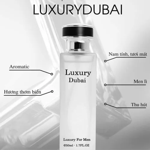 Nước Hoa Luxury Dubai Luxury For Men Màu Trắng Mùi Nam 50ml
