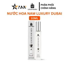 Nước Hoa Luxury Dubai Màu Trắng Mùi Nam 10ml - Hương Thơm Tươi Mát Sang Trọng