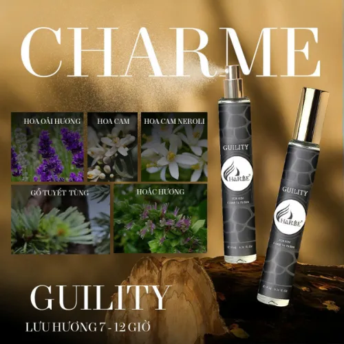 Nước Hoa Nam Charme Guility 10ml Mùi Thơm Trầm Bí Ẩn