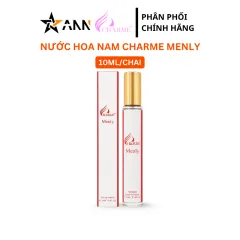 Nước Hoa Nam Charme Menly Chai Tròn 10ml - Hương Thơm Tươi Mát Sang Trọng