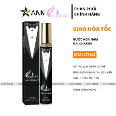 Nước Hoa Nam Charme Mr Charme 10ml Cho Nam Mùi Thơm Bản Lĩnh lịch Lãm