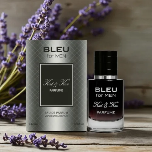 Nước Hoa Nam Kat Kev Parfume Bleu For Men 40ml - Hương Thơm Mạnh Mẽ Cuốn Hút