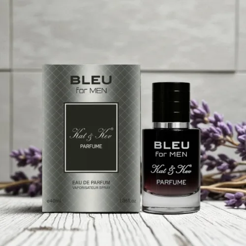 Nước Hoa Nam Kat Kev Parfume Bleu For Men 40ml - Hương Thơm Mạnh Mẽ Cuốn Hút
