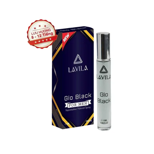Nước Hoa Nam Lavila Gio Black Mini 15ml