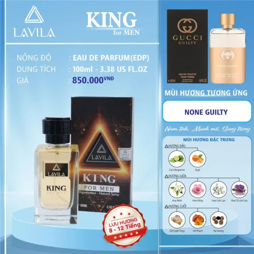 Nước Hoa Nam Lavila King 100ml full size