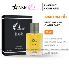 Nước Hoa Nam - Nước Hoa Charme Basic 50ml - Hương Thơm Tươi Mát Lịch Lãm