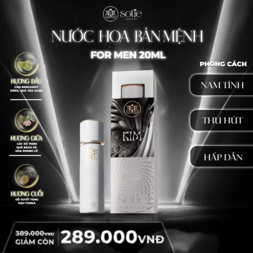 Nước Hoa Nam Phong Thủy Mệnh Kim Sotie Perfume 20ml - Mùi Thơm Cuốn Hút Hấp Dẫn