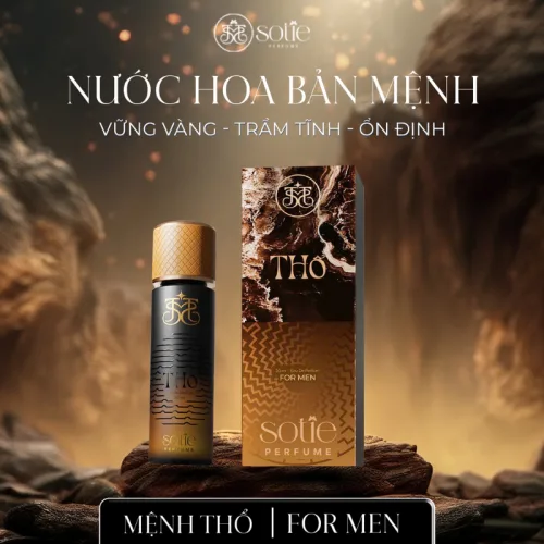 Nước Hoa Nam Phong Thủy Mệnh Thổ Sotie Perfume 20ml - Mùi Thơm Ấm Sang Trọng