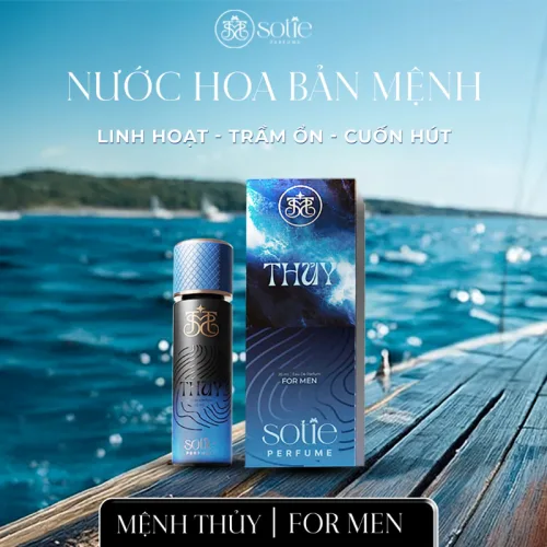 Nước Hoa Nam Phong Thủy Mệnh Thủy Sotie Perfume 20ml - Hương Thơm Cuốn Hút Hiện Đại