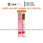 Nước Hoa Nữ Charme Just For You 10ml - Hương Thơm Ngọt Ngào Tươi Mát