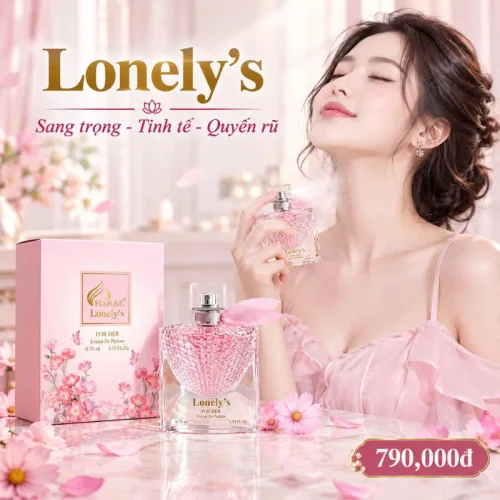 Nước Hoa Nữ Charme Lonely's 75ml - Nước Hoa Charme Hương Thơm Thanh Lịch Nữ Tính