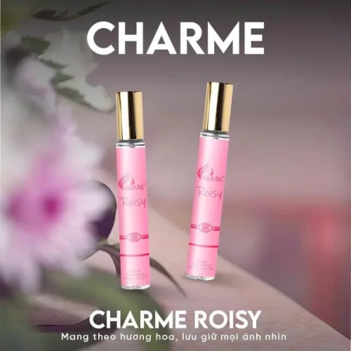 Nước Hoa Nữ Charme Roisy Chai Tròn 10ml - Hương Thơm Nhẹ Thanh Lịch