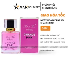 Nước Hoa Nữ Kat Kev Parfume Chance Pink 50ml - Hương Thơm Ngọt Ngào Nữ Tính