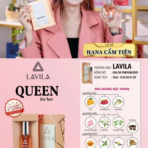 Nước Hoa Nữ Lavila Queen Mini 15ml