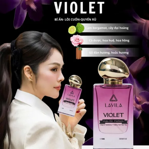 Nước Hoa Nữ Lavila Violet 60ml - Nước Hoa Lavila Hương Thơm Nhẹ Quyến Rũ