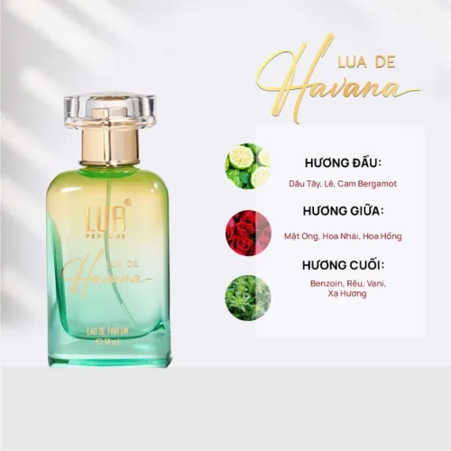 Nước Hoa Nữ Lua Havana 50ml - Hương Thơm Ngọt Ngào Cuốn Hút