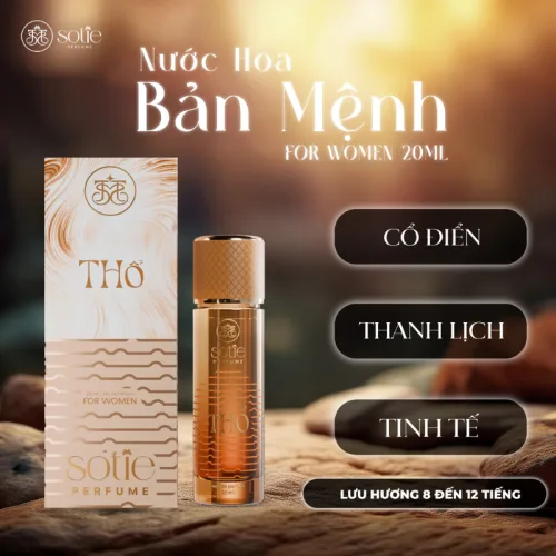 Nước Hoa Nữ Phong Thủy Mệnh Thổ Sotie Perfume 20ml - Mùi Thơm Nữ Tính Sang Trọng