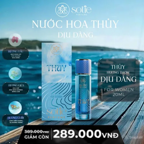 Nước Hoa Nữ Phong Thủy Mệnh Thủy Sotie Perfume 20ml - Hương Thơm Trẻ Trung Gợi Cảm