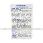 Nước Hoa Vùng Kín Dionel Màu Đen Secret Love Black Edition 5ml