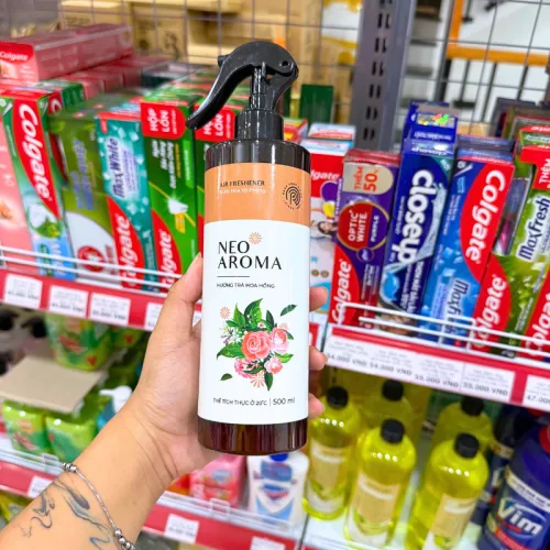 Nước Hoa Xịt Phòng Neo Aroma Hương Trà Hoa Hồng 500ml - Nước Xịt Phòng Neo Aroma