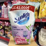 Nước Lau Sàn Túi SUNLIGHT Hương Hoa Hạ & Bạc Hà 3.6kg