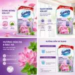 Nước Lau Sàn Túi SUNLIGHT Hương Hoa Hạ & Bạc Hà 3.6kg