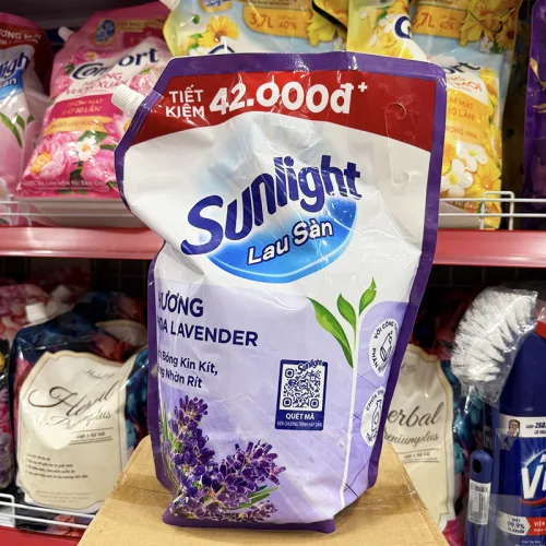 Nước Lau Sàn Túi SUNLIGHT Hương Hoa Lavender 3.6kg